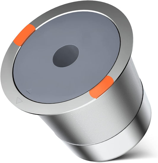 Reusable K Cups and Coffee Pods,Universal Stainless Steel K Cups for Keurig 2.0 and 1.0 Coffee Makers Machine Non-Bpa(1Pack)