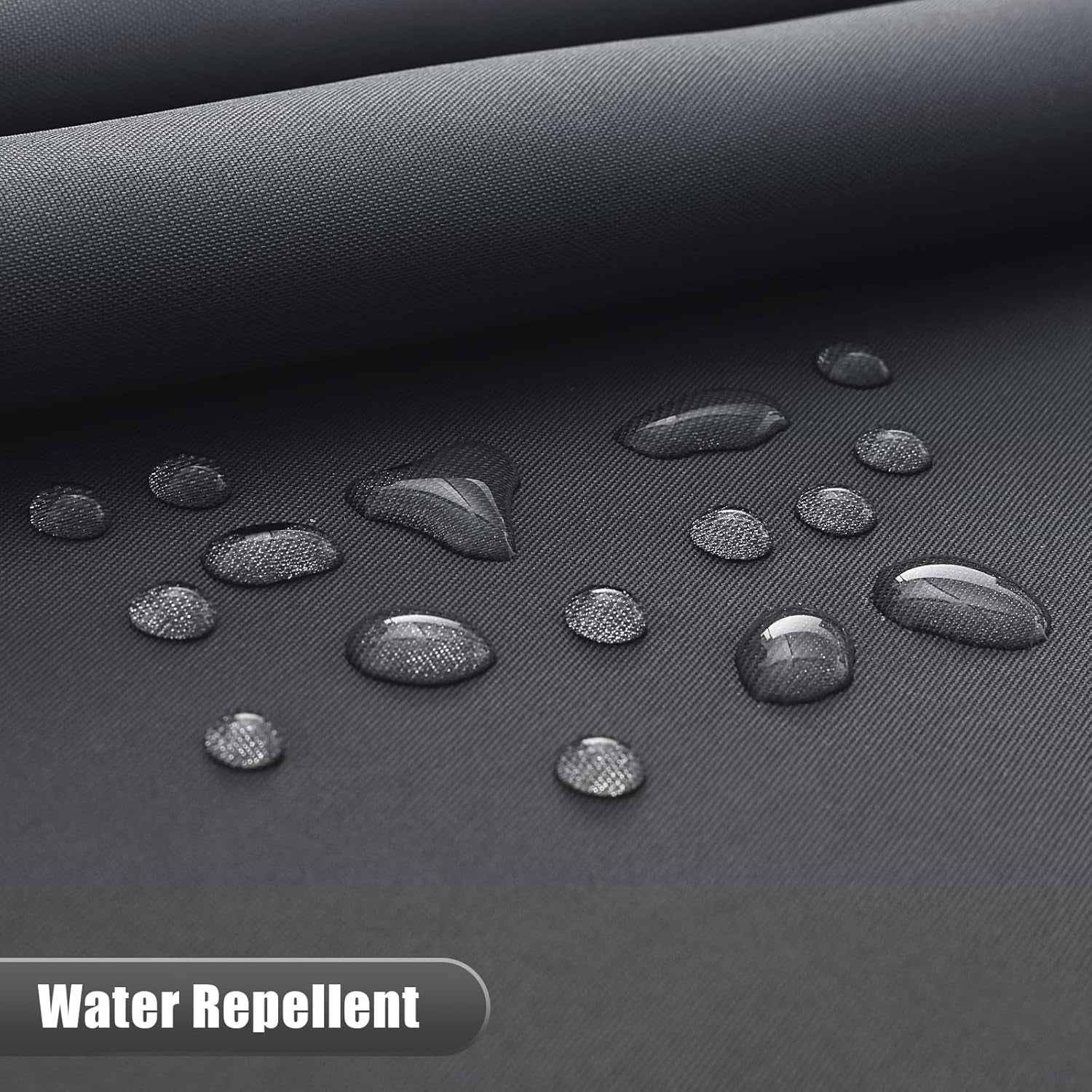 Luxury Black and Grey Ombre Shower Curtain Sets with 12 Hooks, Waterproof and Washable Decorative Shower Curtains for Bathroom, 72X72 Inches