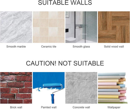 Self-Adhesive Toilet Paper Holder - No-Drill Stainless Steel Brushed Bathroom Accessory