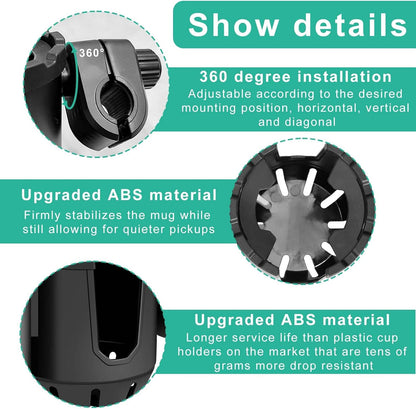 Hunting Accessories,Tree Stand Cup Holder for Deer Duck Turkey Hunting Essentials,Hunt Gear Gifts for Men,Tethered Saddle Huntings Platform System Kit Hunt Ground Blind Swivel Chair Equipment (1PCS)