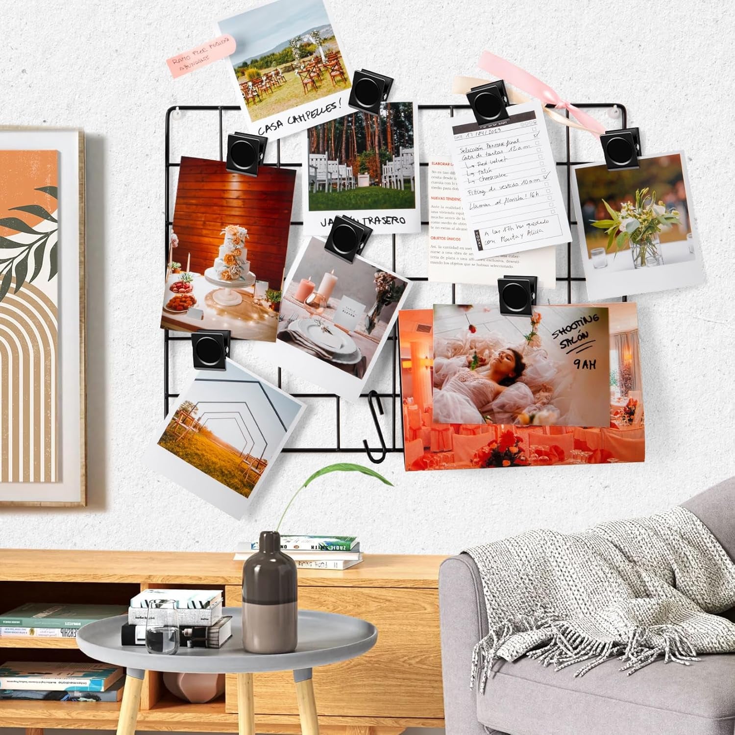 6 Pack Magnetic Clips for Refrigerator, Black Magnet Clips for Fridge, Refrigerator Magnets, Strong Magnetic Clip,Scratch Free Magnets with Clip for Refrigerator, Whiteboard, Cruise, Locker