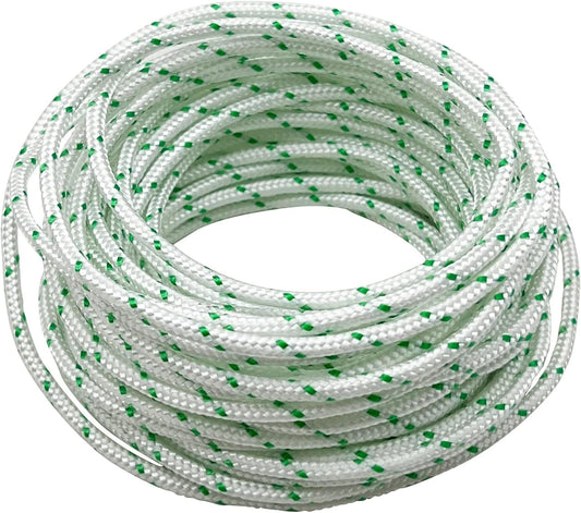 Replacement Recoil Starter Rope Pull Cord for Craftsman Husqvarna STHIL Sears Poulan Chainsaw Lawn Mower Trimmer Edger Brush Cutter Engine Parts