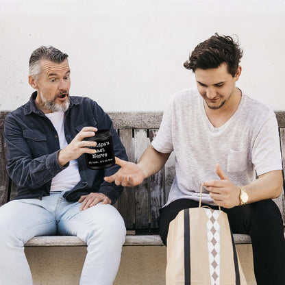 Grandpa Gifts from Granddaughter Grandson, Unique Fathers Day, Birthday, Christmas, Retirement Candles, Grandpa’S Last Nerve Scented Candle