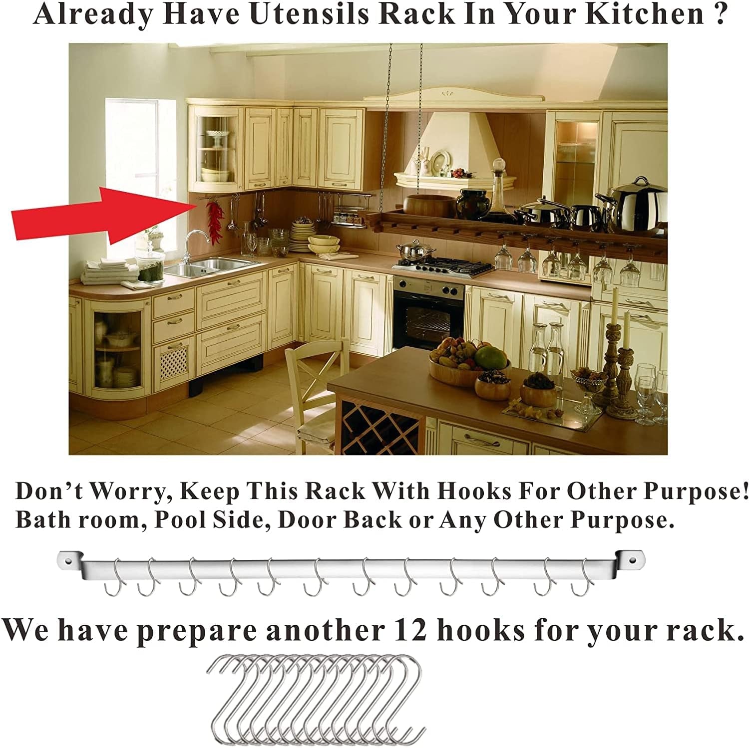 38-Piece Silicone Kitchen Utensils Set with Non-Stick Cookware, Wooden Handles, Multi-Use Hooks, and Utensil Racks (Blue)