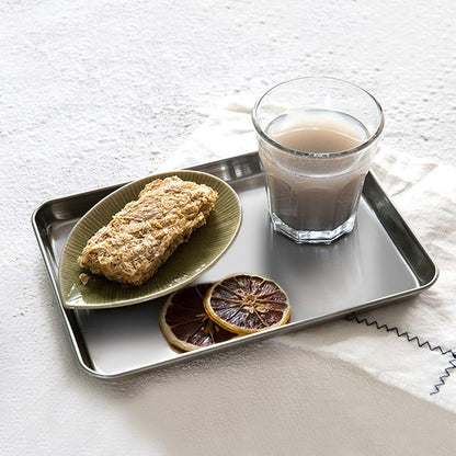 9 Inch Baking Cookie Sheet, Oven Pan Tray Stainless Steel Sheet Pan for Kitchen, Oven Bakeware for Multi Uses, Shiny Look & Dishwasher Safe, Healthy & Heavy Duty, 1Pc