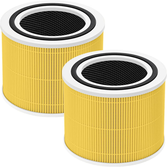 2 Pack Core 300 Replacement Filter for LEVOIT Core 300 and Core 300S Air Purifier, 3-In-1 Core 300 Pet Aller-Gy Filter Efficiency Activated Carbon Filtration System, Core 300-RF-PA