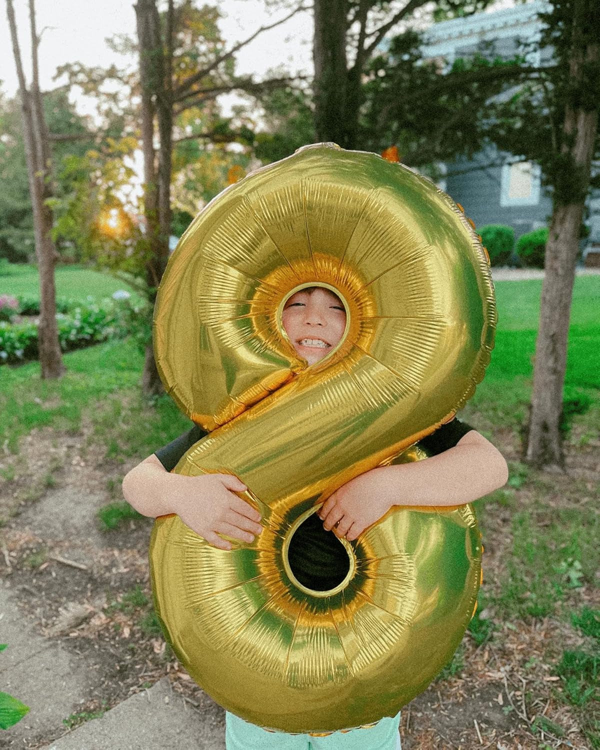 1 Balloon - Champagne Gold Birthday Number Balloons, 40 Inch Large Foil Balloons for Men Women Boys Girls Champagne Gold Themed Birthday Decorations