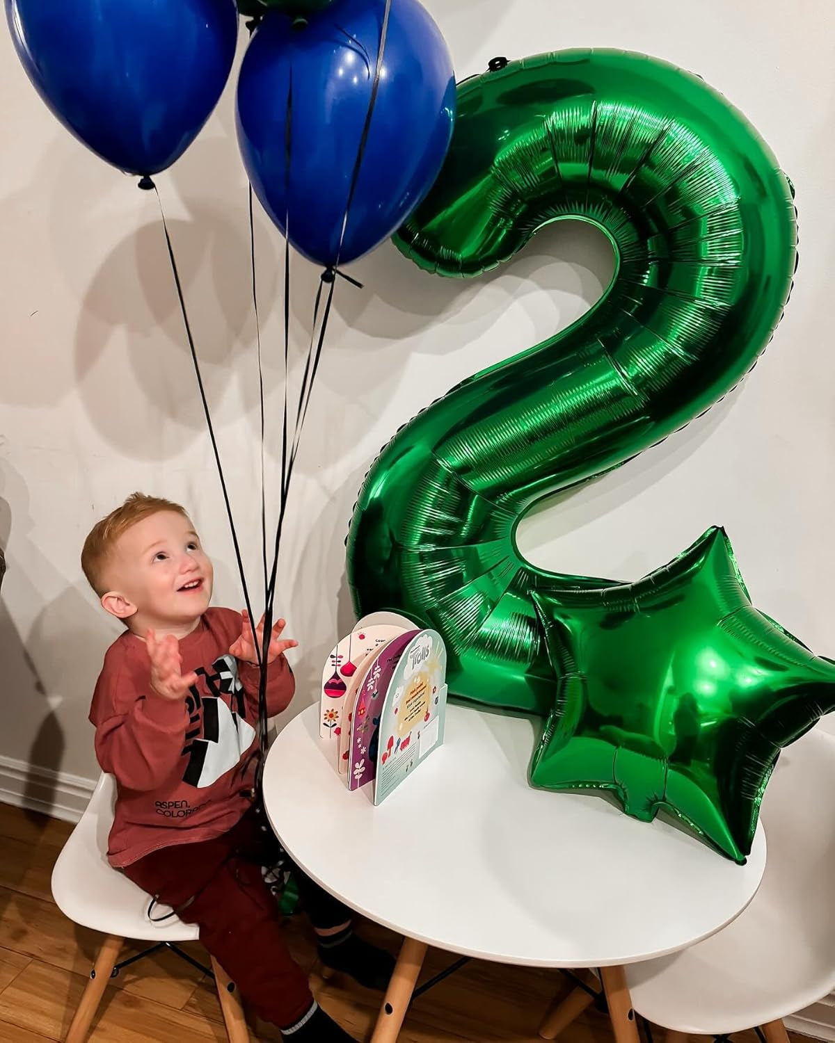 1 Balloon - Dark Green Birthday Number Balloons, 40 Inch Large Foil Balloons for Men Women Boys Girls Dark Green Themed Birthday Decorations