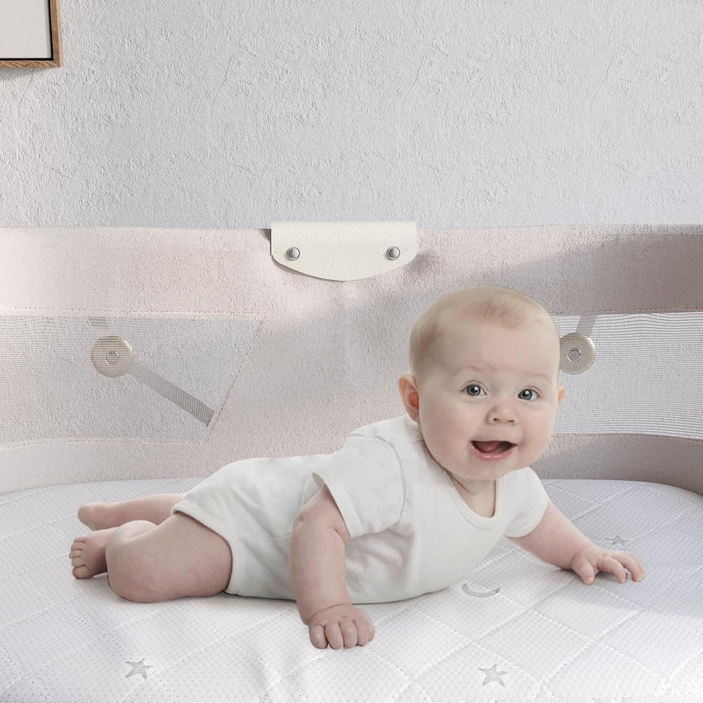 Waterproof Bassinet Mattress Protector Compatible with AMKE 3 in 1 Bassinets(35" X 20"), Foalom, YADAQE, Bellababy, Milliard and Tcbunny Bassinet, Breathable and Noiseless