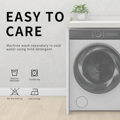 Printed Blackout Curtains for Bedroom, Gradient Line Color Noise Reduction Curtain Drapes, Light Blocking Thermal Insulated Grommet Curtain, 2 Panels, 52 X 96 In, Blue