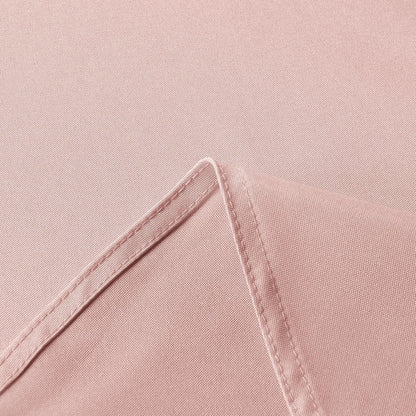 Rectangle Tablecloth - 60 X 84 Inch - Stain and Wrinkle Resistant Washable Polyester Table Cloth, Decorative Fabric Table Cover for Dining Tables, Buffet Parties and Camping, Blush