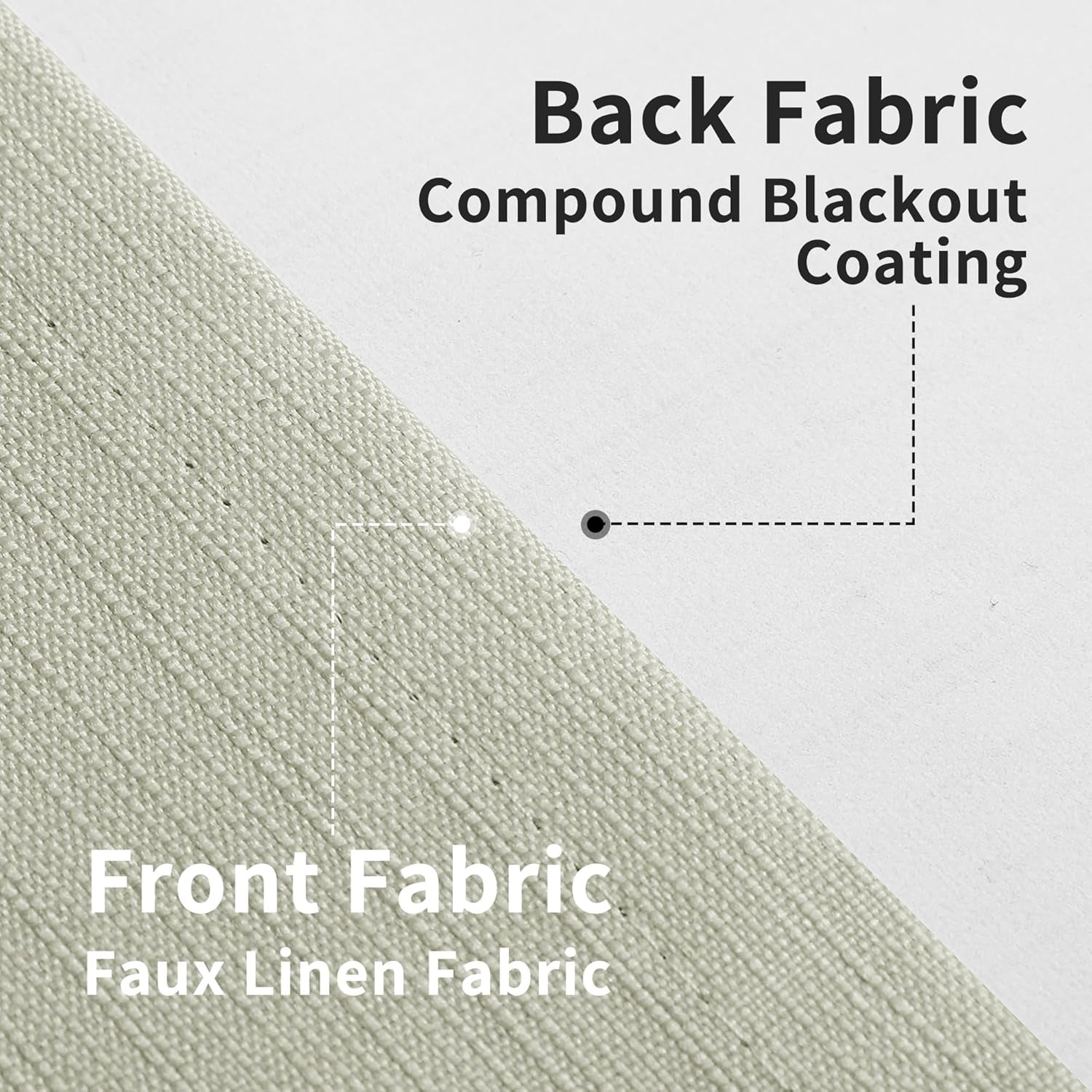 100% Blackout Door Curtains, Linen Look French Door Blind Window Covering, Thermal Insulated Privacy Tie up Front Door Curtains for Glass Door, 1 Panel, 26X68 Inch, Light Gray