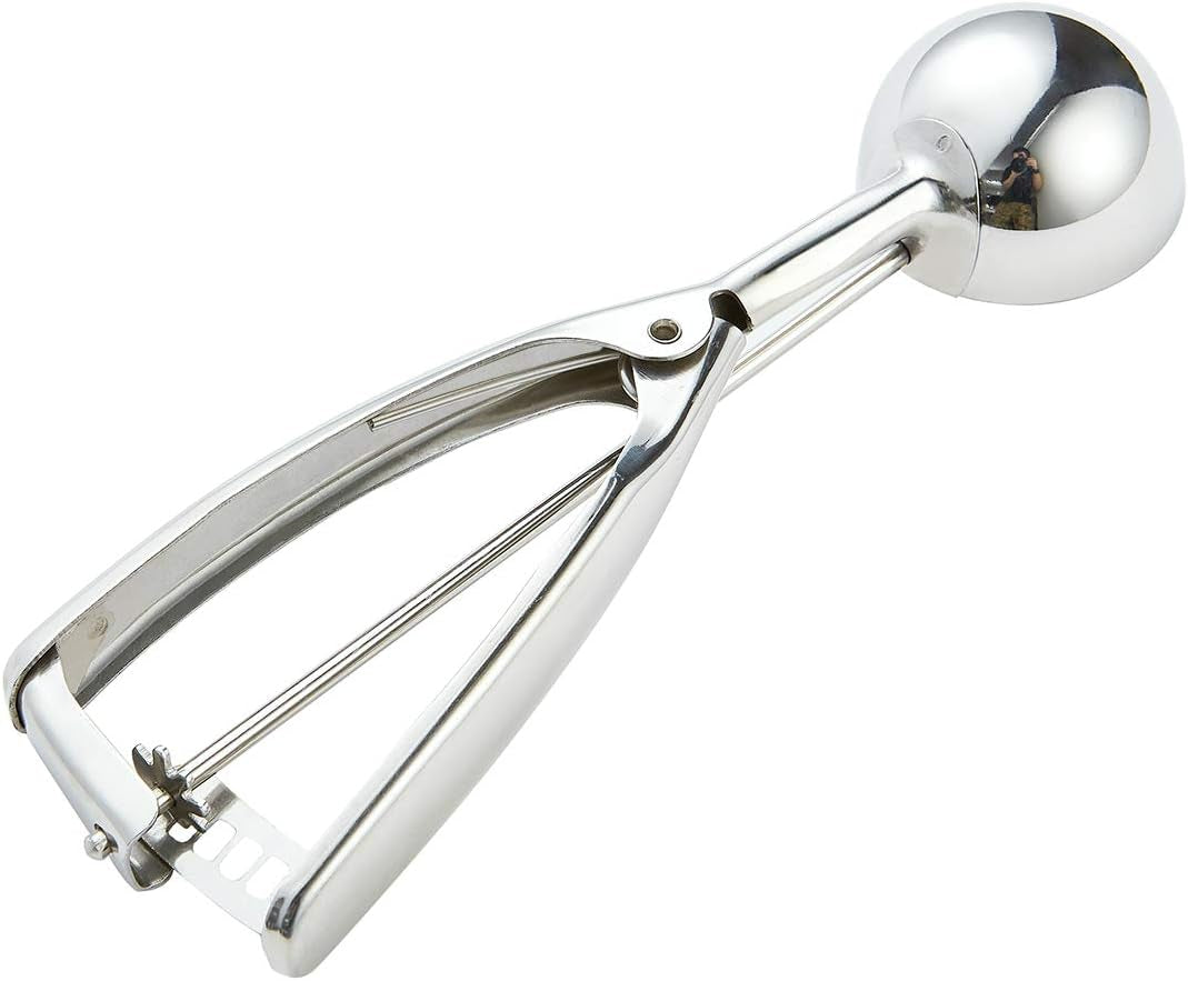 Cookie Scoop Set - #60/1 Tbsp, #40/2 Tbsp, #20/ 3Tbsp - 3 PCS Cookie Scoops for Baking Set of 3 - Cookie Dough Scoop - Made of 18/8 Stainless Steel