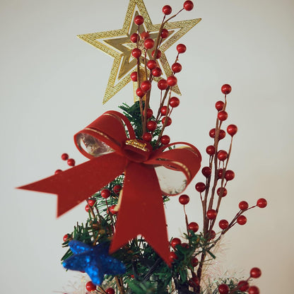 12 Pack Berry Stems - 12.6'' Holly Berry Stems for Christmas Tree Filler Branches, Red Berries Christmas Decor, Picks, Artificial Cranberries Ornaments Crafts Holiday Home Decor