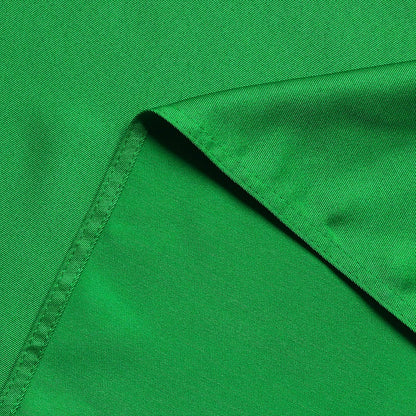 210GSM Square Green Table Cloth, Christmas Decorations Waterproof Tablecloth, Table Cover Protector for Holiday Party Use (Green,60 X 60 Inch)