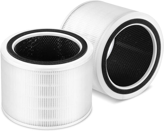 2 Pack Core 200S Replacement Filter, Compatible with LEVOIT Core 200S Smart Wifi Air Purifier, 3 Stages H13 HEPA Filter, Compare Part# Core 200S-RF, Core 200S-P