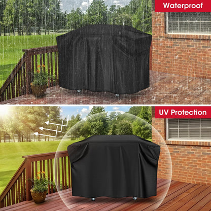 Griddle Cover for Blackstone 28 Inch Proseries Grill, Outdoor 60 Inch Flat Top Gas BBQ Grill Cover，Unique UV Resistant Waterproof Vinyl with Polyester Lining, All Weather Protection