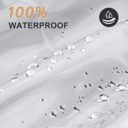 Heavy Duty Stall Shower Curtain Liner 12 Gauge, 36 X 72 Inches Clear Weighted Plastic Shower Liner with 2 Weighted Stones and 6 Rustproof Metal Grommet