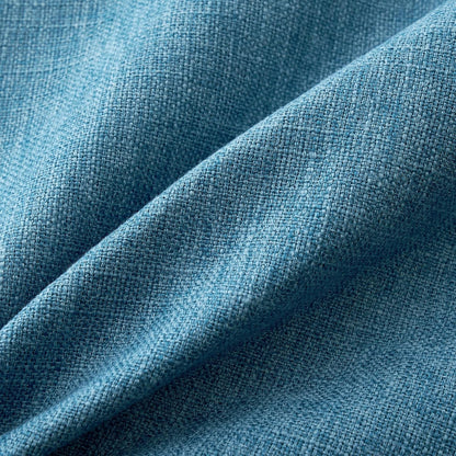 Pack of 2 Decorative Farmhouse Linen Pillow Covers Rustic Boho Accent Outdoor Couch Throw Pillow Covers for Cushion Bed Sofa Living Room Home Decor 18X18 Inch Blue