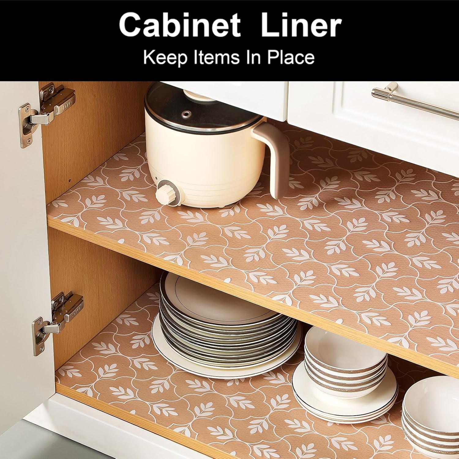 Shelf Drawer and Cabinet Liner, Washable Oil-Proof Shelf Liners for Kitchen Cabinets, Shelves, Refrigerator, Non-Adhesive Drawers Mats(Transparent, 11.8 X 118 Inch)