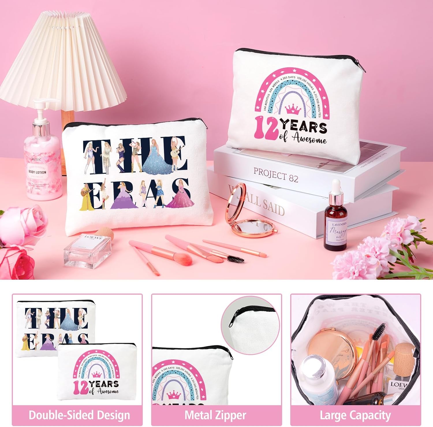 12Th Birthday Gifts for Girls, Birthday Gifts for 12 Year Olds Girls Daughter, Cute Presents for 12 Year Old Girl, Niece, Granddaughter, Sister, Friend, Teens, 12Th Girl Bday Decorations