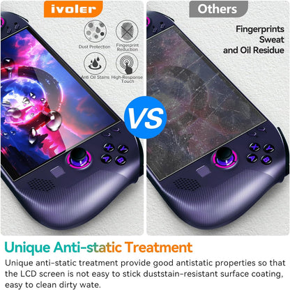 2 Pack Screen Protector for Lenovo Legion Go S Handheld 2025 with Alignment Frame, Tempered Glass, 8 Inch Full Coverage, Transparent Ultra HD, Anti-Scratch, Anti-Fingerprint