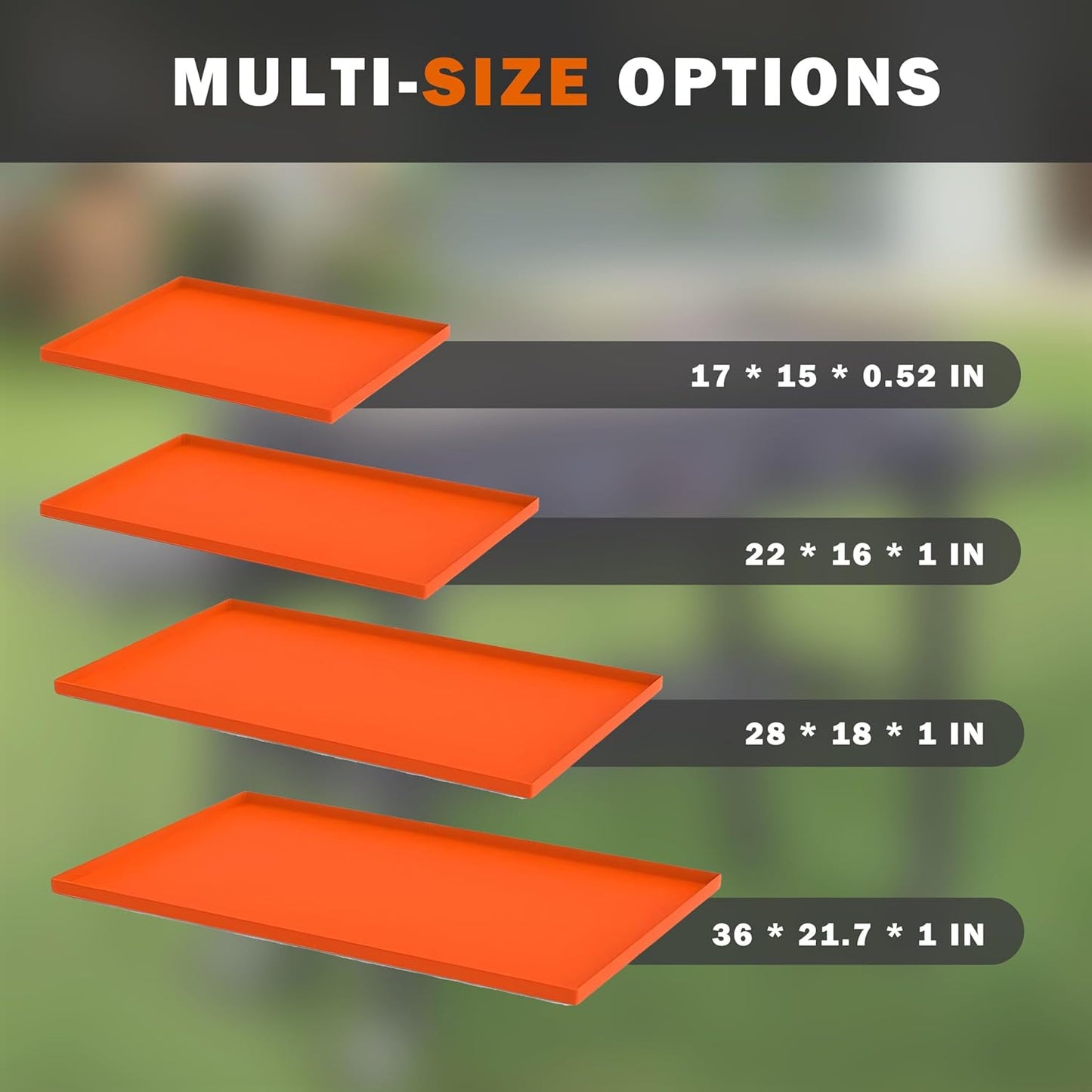 Silicone Griddle Mat for Blackstone 17 Inch Griddle, Reusableheavy Duty Food Grade Silicone Mat, Protects from Rodents, and Rust, Keeps It Clean to Prevent