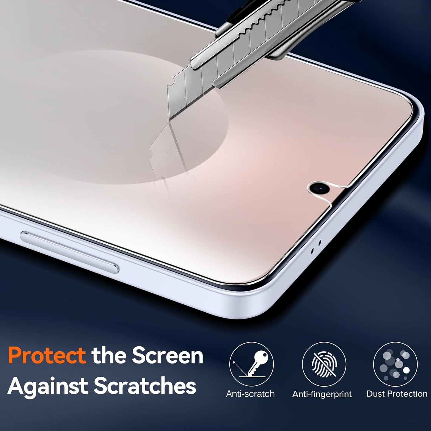 3-In-1 Case for Samsung Galaxy S25 Edge 5G 6.7" with 2 Pack Tempered Glass Screen Protector[Full Coverage], [Military Grade Protection] S25 Edge Slim Phone Bumper Cover Clear [Non-Yellowing]