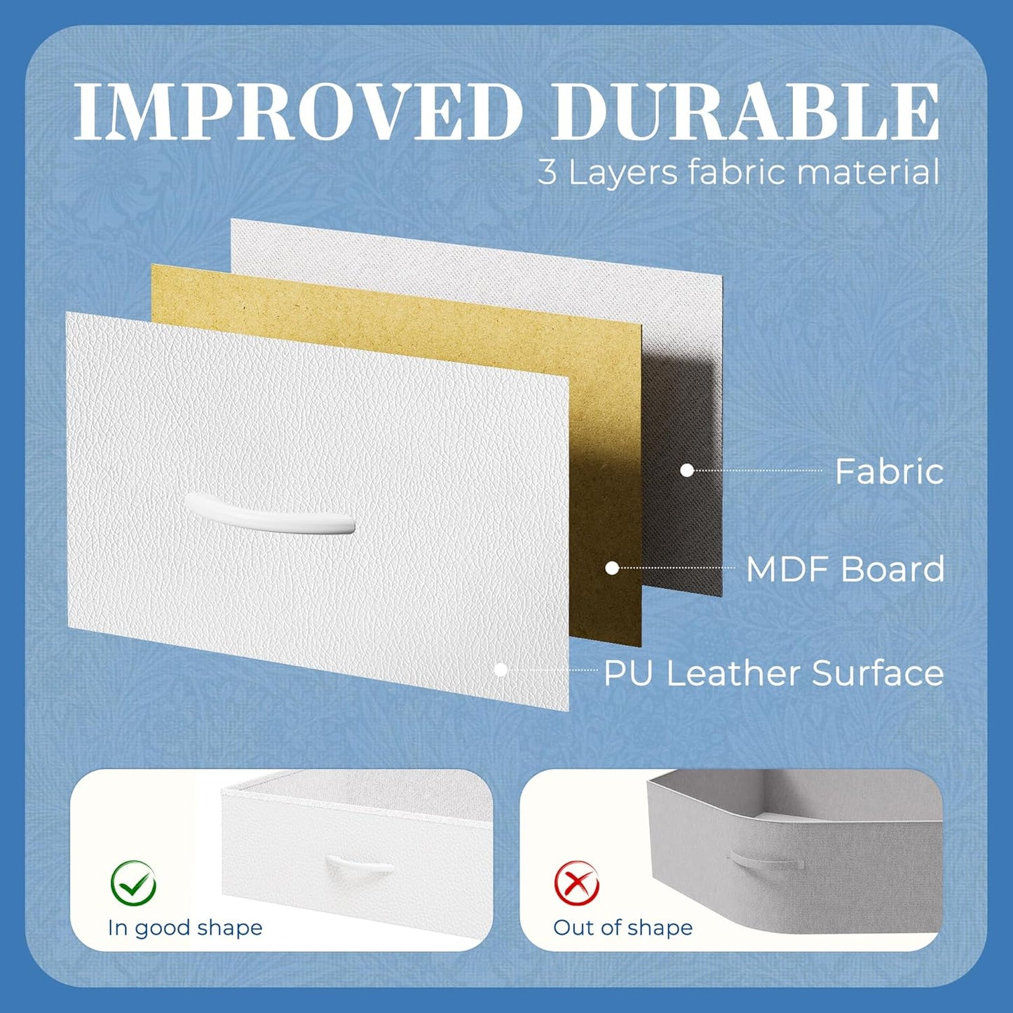 70-Inch Bedroom Dresser and TV Stand for 65-80 Inch TVs, Featuring 12 Fabric Drawers and Ample Storage, Ideal for Living Room, White Finish