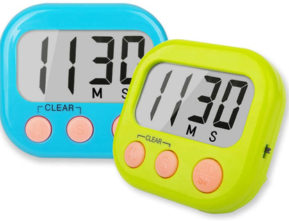 Classroom Timers for Teachers Kids Large Magnetic Digital Timer Teacher Supplies 2 Pack-Blue Green