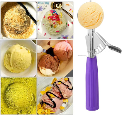 Ice Cream Scoop Set, 3 PCS Cookie Scoops, Disher, Muffin Scoops, Cupcake Scoop - #16 (2.7 Oz), #20 (2 Oz), #30 (1.25 Oz), for Cookie, Ice Cream, Muffin, Side Dish, Mashed Potatoes