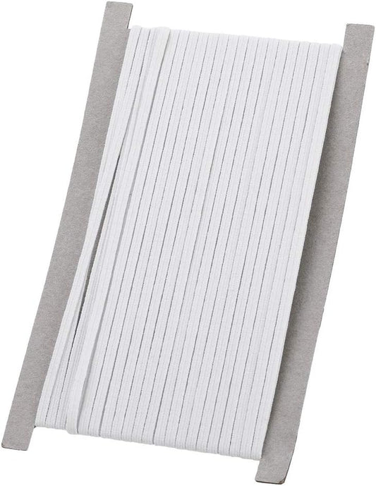 Elastic Band for Sewing, 1/8 Inch X 12 Yard High Elasticity Sewing Elastic Bands for Waistbands Pants Clothes and Crafts DIY, White