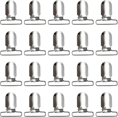 20-Piece Men'S Suspender Clips: Heavy Duty Bed Sheet Fasteners and Straps Holder