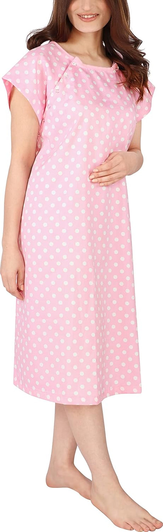 Women'S Hospital Gown Soft Comfortable and Stylish Patient Gown