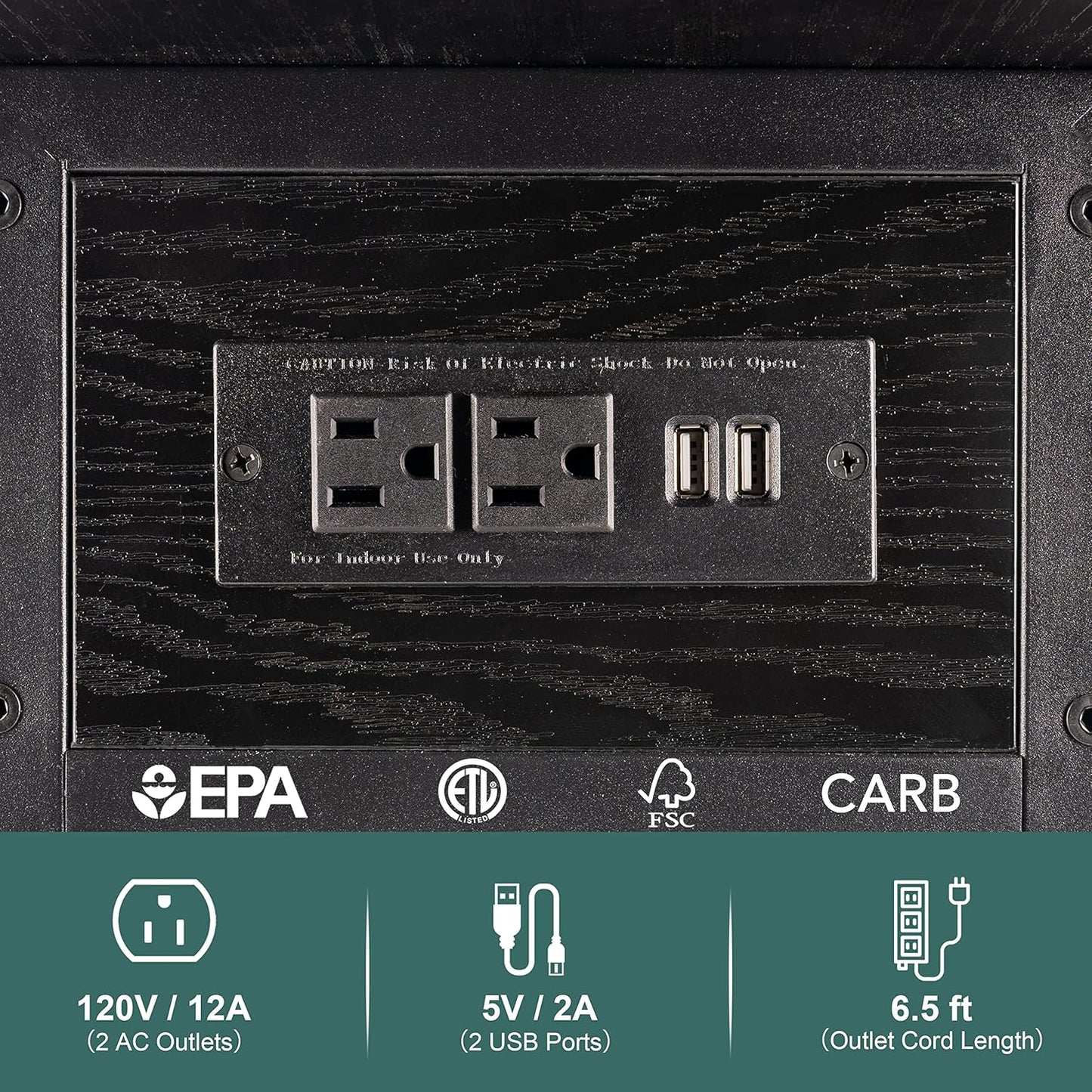 End Table with Charging Station, Flip Top Side Table with USB Ports and Outlets, Sofa Couch Table Bedside Table for Living Room Bedroom, Narrow Nightstand with Storage Shelves for Small Space