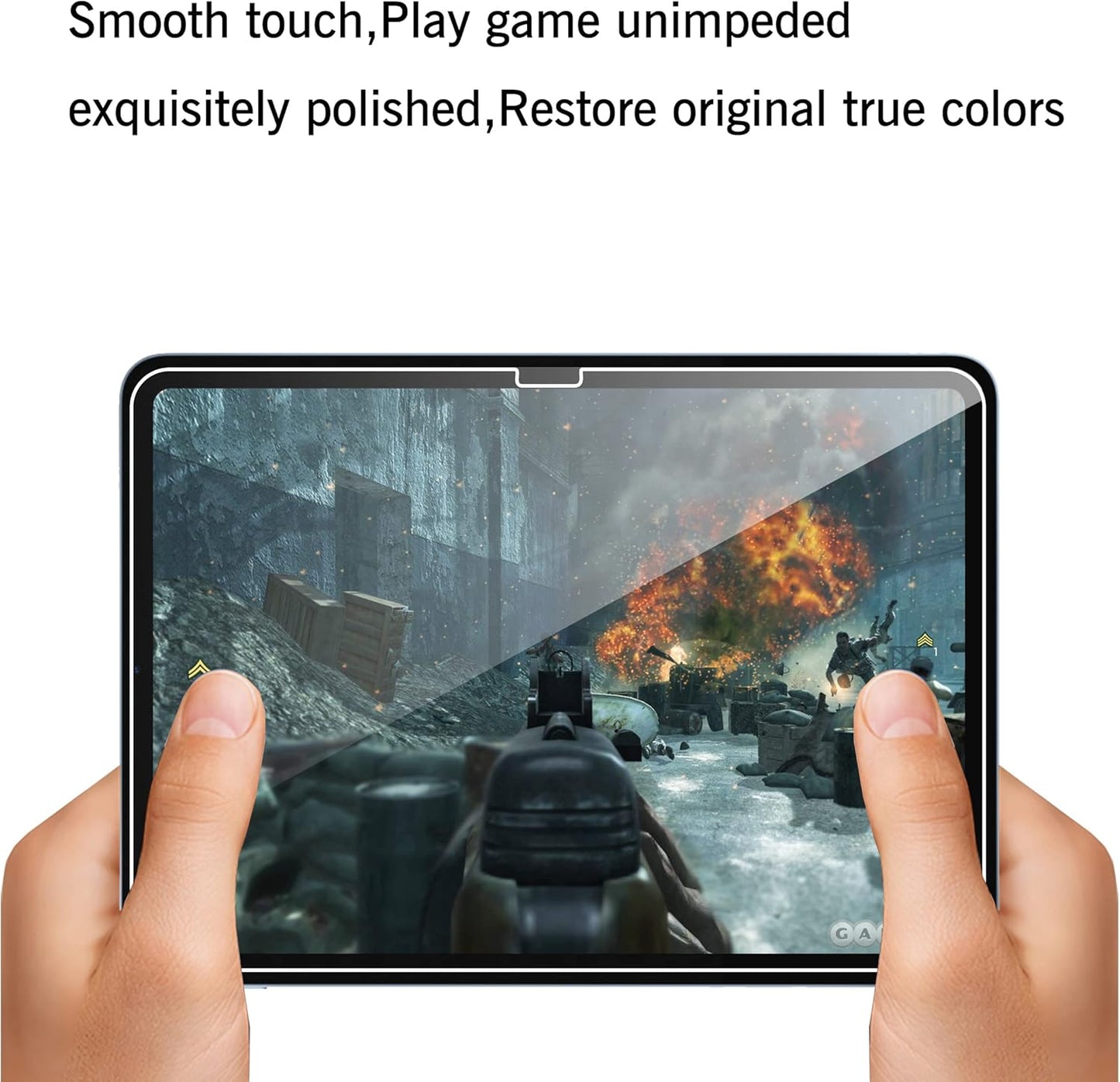 Screen Protector for Ipad 11Th A16 2025 [11 Inch] / 10Th Generation 2022 [10.9 Inch], Tempered Glass [Face ID & Apple Pencil Compatible] Ultra Sensitive Case Friendly [2 Pack]