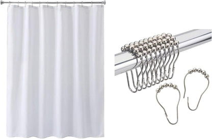 bath Plastic Shower Curtain Shower Curtain Hooks Rings