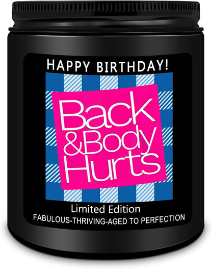 Birthday Dad Candle Gifts for Men, Happy Fathers Day Gift Ideas for Him Her, Funny Lavender Scented Lavender Candles