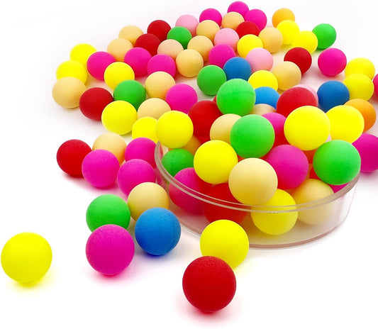 300PCS Colored Ping Pong Balls, 40Mm Mini Pet Ball Pit, Plastic Bingo Balls, for Party Decoration, Games Handicrafts, Pet Toys