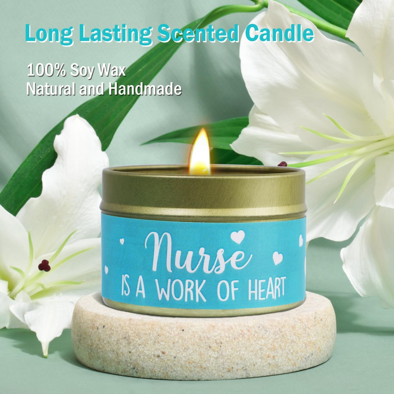 Nurse Gifts for Women, Nurses Week Gifts, Nurse Appreciation Gift for New, Graduation, Birthday - 16 Oz Glass Cup Gift Set