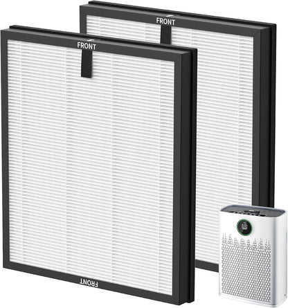 HAP603 Replacement Filter Set for ECOSELF HAP603 / HAP603WF Air Purifier - Compatible Air Purifiers Filter for Large Home Rooms, Model # RFHAP603, White