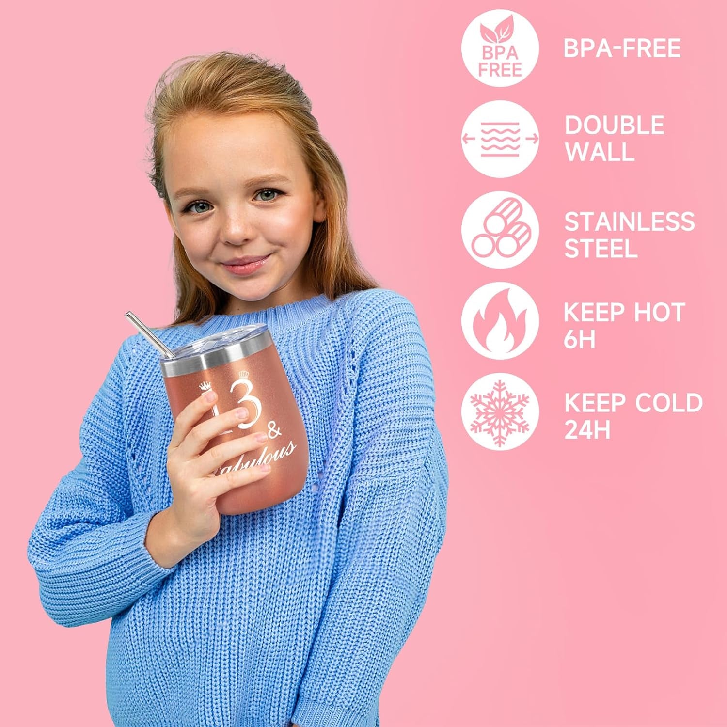 13Th Birthday Gifts for Girls, Happy 13Th Birthday Gift Ideas, Unique 13Th Birthday Gifts for Daughter, Niece, Granddaughter, 13Th Birthday Gifts for Her, Official Teenager Birthday Gifts