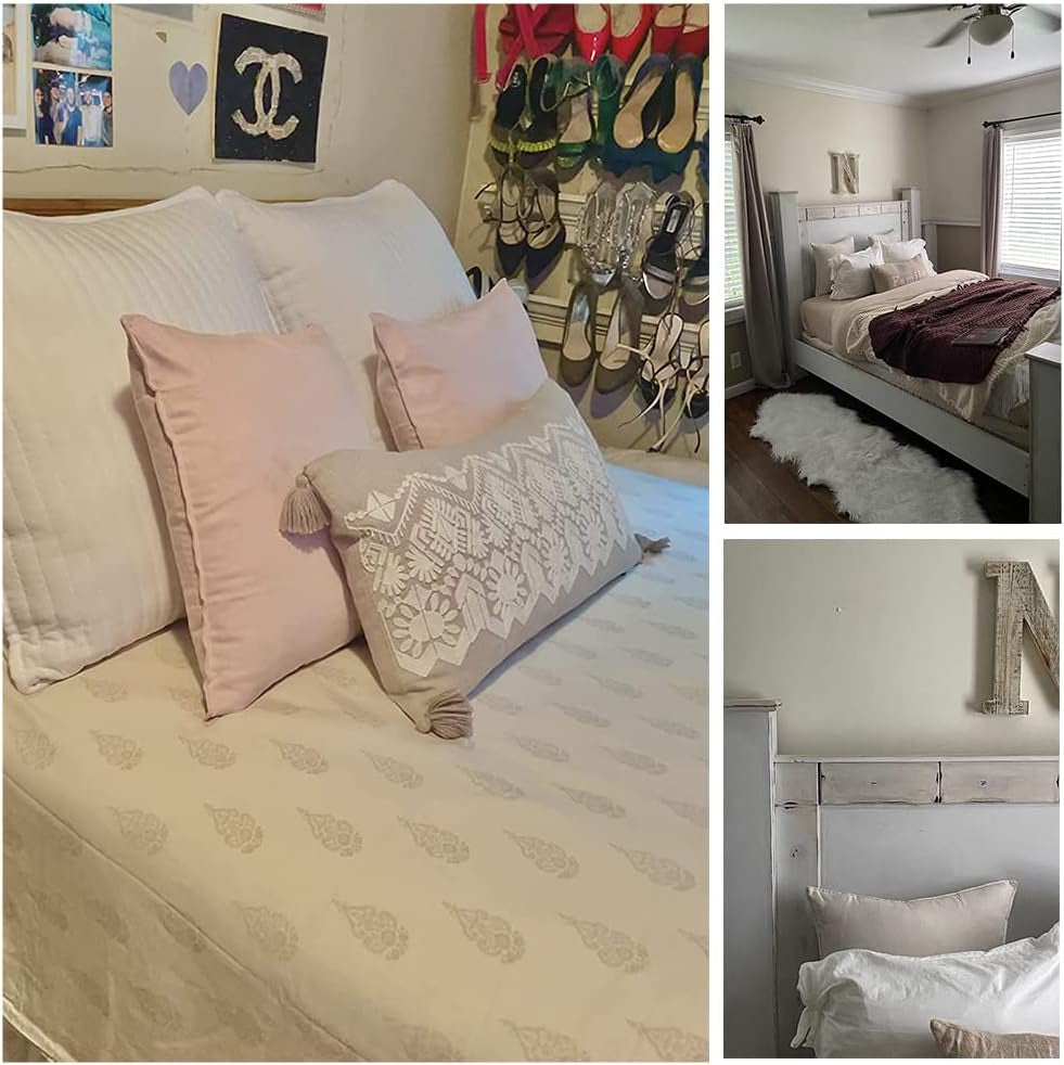 2 Packs Premium Faux Suede Decorative Throw Pillow Covers, Super Soft Square Pillow Case,Solid Cushion Cover for Couch/Sofa/Bedroom (16"X 16",Set of 2, Ivory)