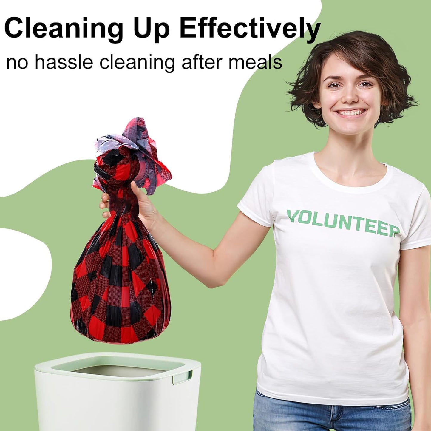 4 Packs Buffalo Disposable Table Cloth, 54 X 108 Inch Waterproof Plastic Tablecloth, Rectangle Black and Red Checkered Table Covers for Picnic, Birthday, Party