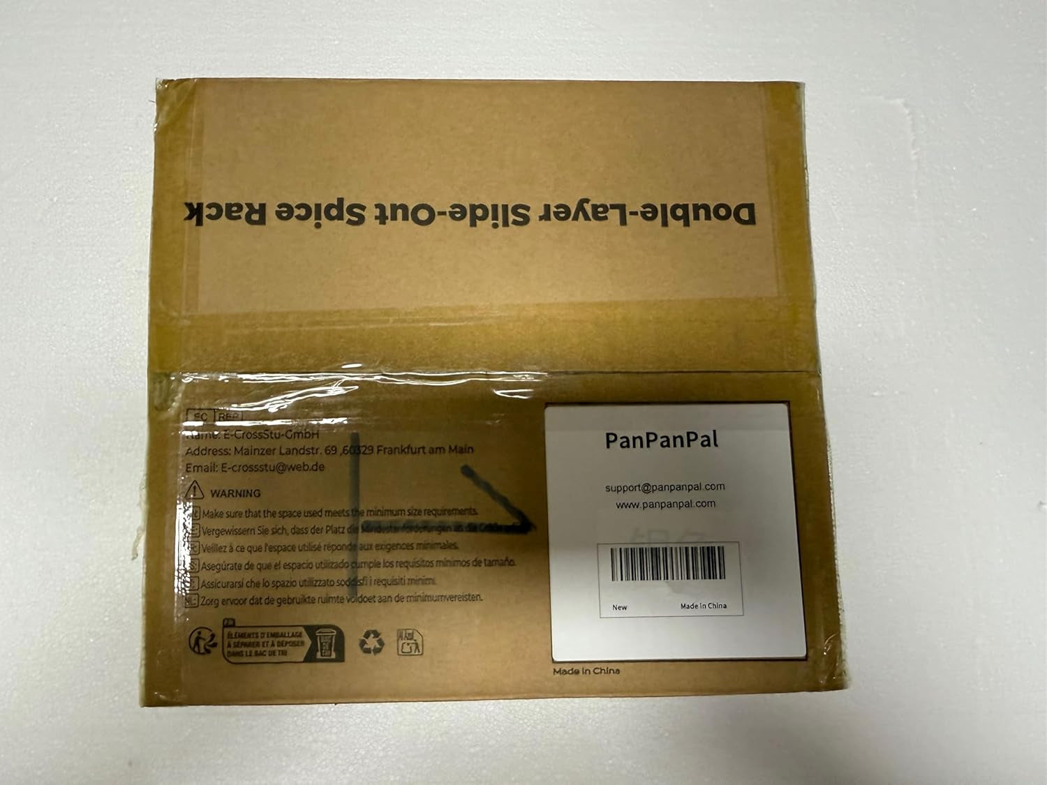 Pull Out Spice Rack Organizer for inside Cabinet, Slide Out Spice Organization for Cabinet, 4.9''Wx10.4''Dx9.57''H, Chrome Vertical Sliding Seasoning Organizer - 2 Tier