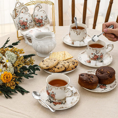 6-Piece Demitasse Espresso Spoons, 4 Inches Stainless Steel Mini Coffee Spoons