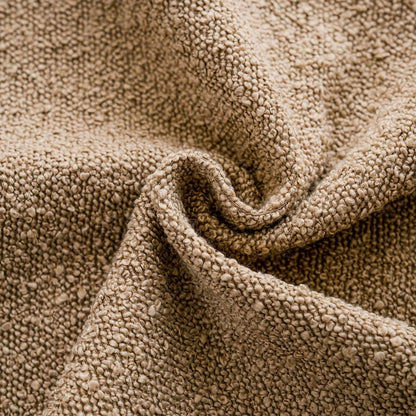 Textured Boucle Throw Pillow Covers Accent Solid Lumbar Pillow Cases Cozy Soft Decorative Couch Cushion Case for Chair Sofa Bedroom Living Room Home Decor, 12 X 20 Inch,Taupe Khaki Camel