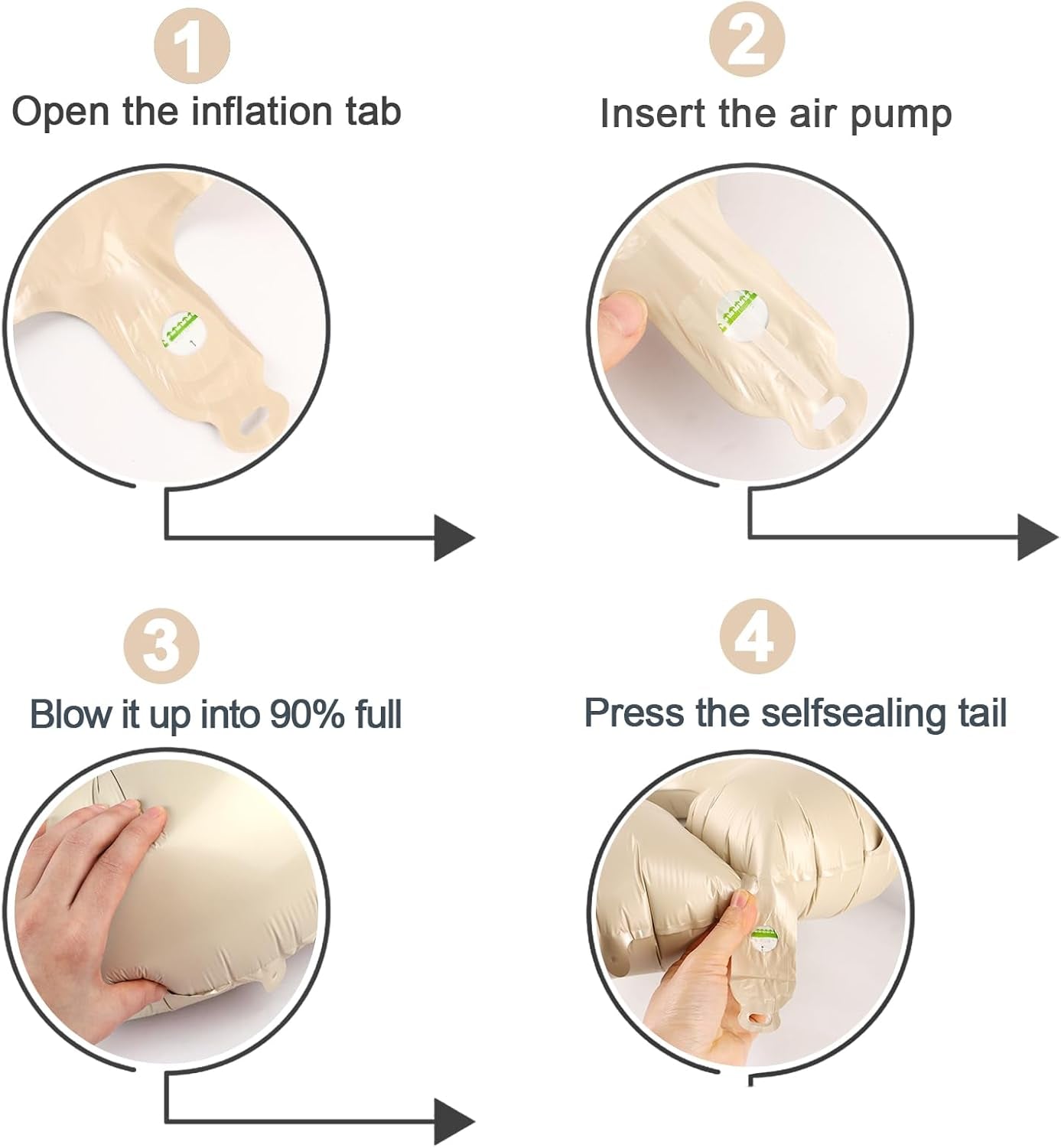 2026 Balloon Numbers - 40 Inch Cream New Years Eve Party Supplies 2026, Nye Decor Party Decorations Happy New Year, New Years Eve Foil Party Balloons