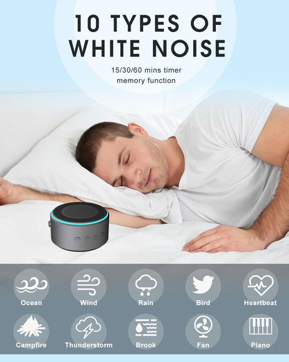 Dad Men Him Husband Gifts from Daughter Son Wife, Cell Phone Stand with Wireless Bluetooth Speaker, Tech Gadget Adjustable Detachable White Noise Sound Machine Dad Christmas Xmas Birthday Gifts