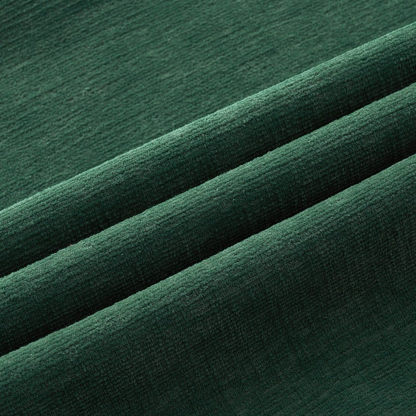 Dark Green Couch Pillow Covers 18X18 Inch, Set of 2 Soft Chenille Decorative Square Throw Pillow Covers Christmas Farmhouse for Sofa Living Room Bed